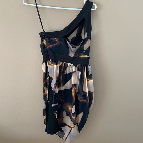 Bebe One Shoulder Party Dress - Picture 4 of 5